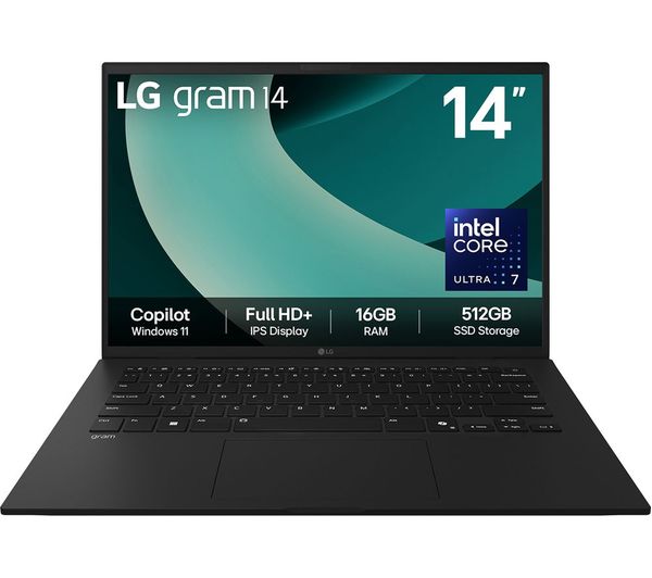 Lg Gram 14 14z90t Gaa75a1 14 Laptop Intel® Core™ Ultra 7 512 Gb Ssd Black