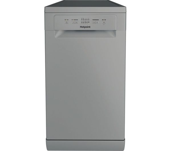 Hotpoint Hp2fe10cs90suk Slimline Dishwasher Silver