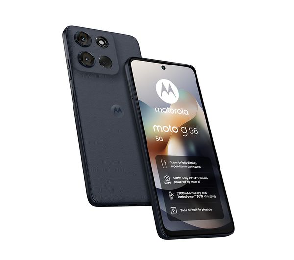 MOTOROLA Moto G56 5G - 256 GB, Black Oyster