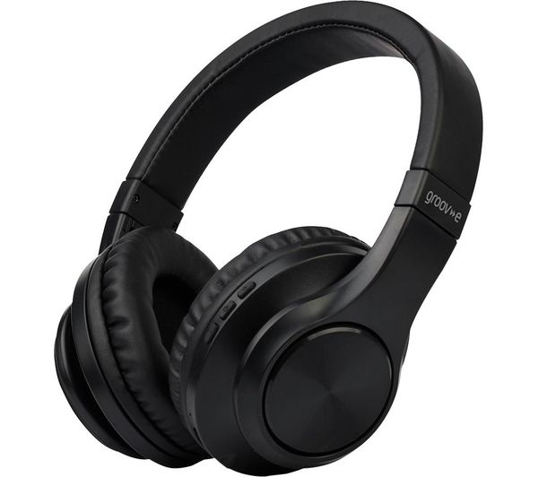 Groov E Rhythm Wireless Bluetooth Noise Cancelling Headphones Black