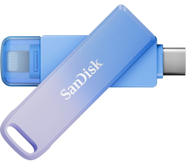An image of SANDISK Creator USB Type-C Memory Stick - 256 GB, Lilac-Blue Ombre