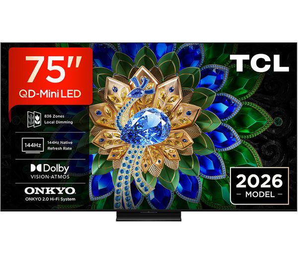 An image of TCL A400U 75" Premium Wallpaper QD-Mini LED 4K HDR Smart Google TV 2026 - 75400U-UK