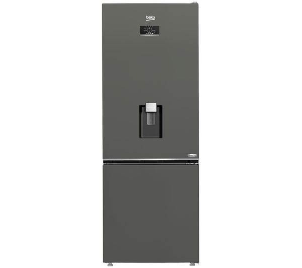 An image of BEKO HarvestFresh CNG4793DVG 70/30 Fridge Freezer - Graphite