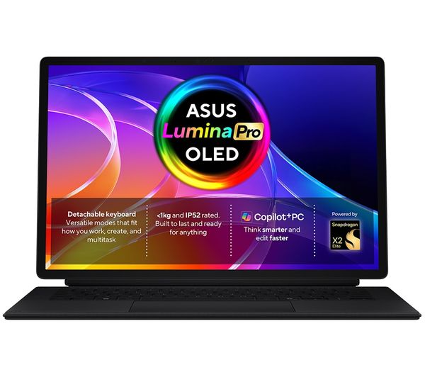 An image of ASUS ProArt PZ14 OLED 14" Laptop, Copilot+ PC - Snapdragon X2 Elite, 1 TB SSD, Nano Black