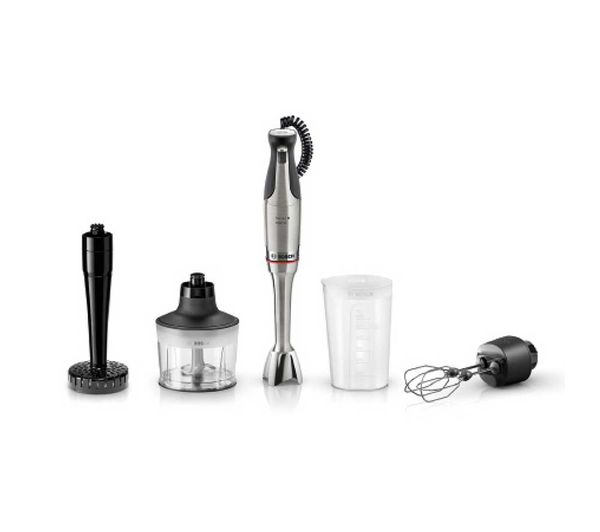 An image of BOSCH (BOS) Series 8 3-in-1 Ergomaster MSM8M936GB Hand Blender - Silver