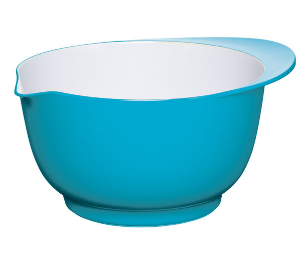 COLOURWORKS 24 cm Mixing Bowl - Blue & White, Blue