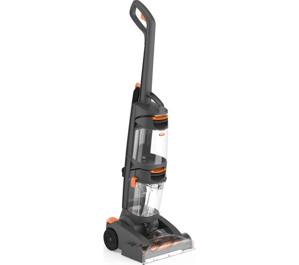 VAX W86-DP-B Dual Power Upright Carpet Cleaner - Grey & Orange, Grey