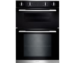 RANGEMASTER RMB9045BL/SS Electric Double Oven - Black & Stainless Steel