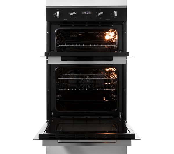 Buy RANGEMASTER RMB9045BL/SS Electric Double Oven Black & Stainless