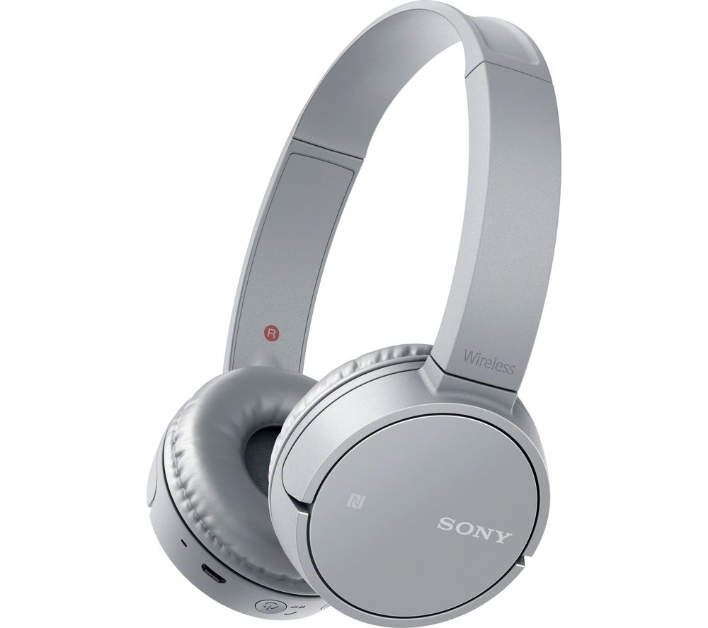 Buy SONY MDR-ZX220BTH Wireless Bluetooth Headphones - Silver | Free ...