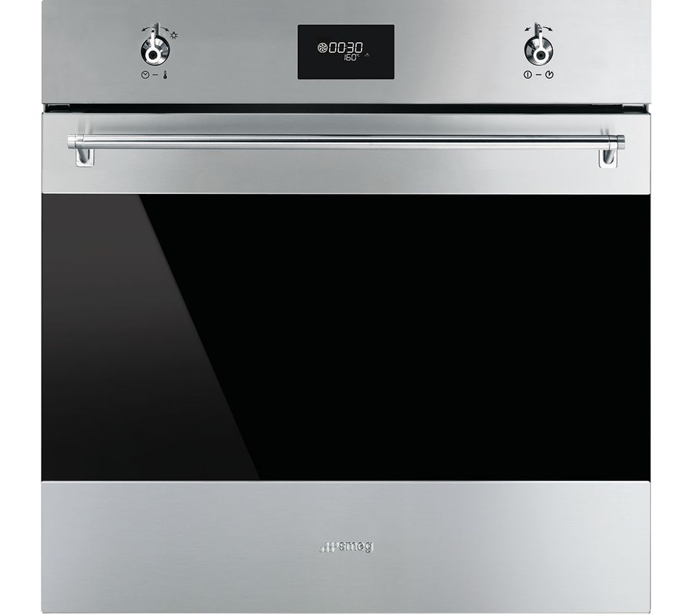 Buy Smeg Sf6371x Electric Single Oven Stainless Steel Black