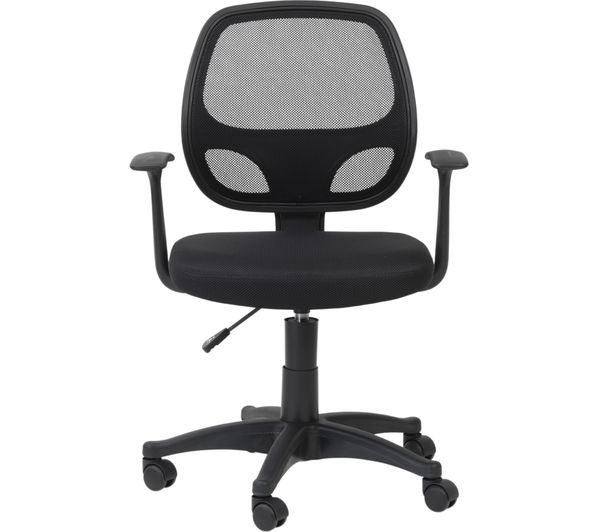 ALPHASON Davis Mesh Operator Chair - Black, Black