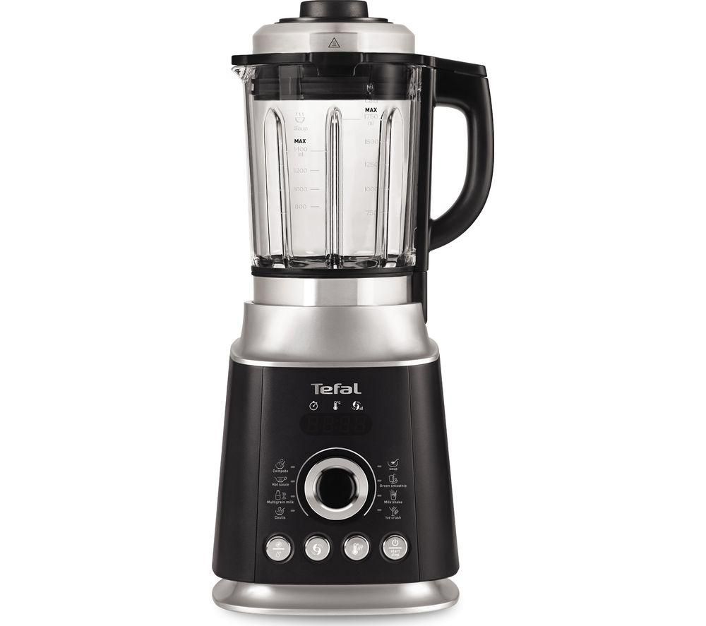 TEFAL Ultrablend Cook BL962B40 Blender - Black & Silver, Black
