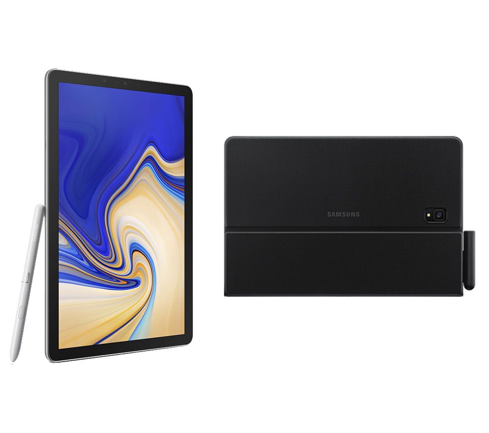 Buy SAMSUNG Galaxy Tab S4 10.5quot; Tablet  Book Cover Keyboard Folio Bundle  64 GB, Fog Grey 