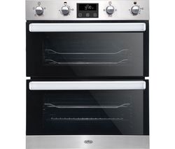 BELLING BI702FP Electric Built-under Double Oven - Stainless Steel