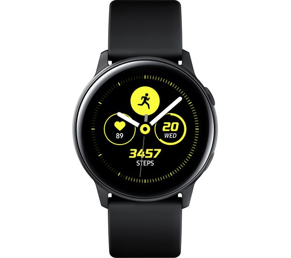 SM R500NZKABTU SAMSUNG Galaxy Watch Active Black Currys Business