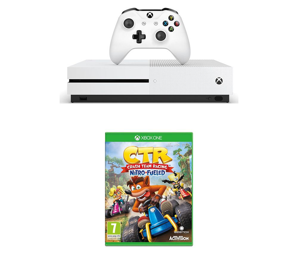 MICROSOFT Xbox One S with Crash Team Racing Review