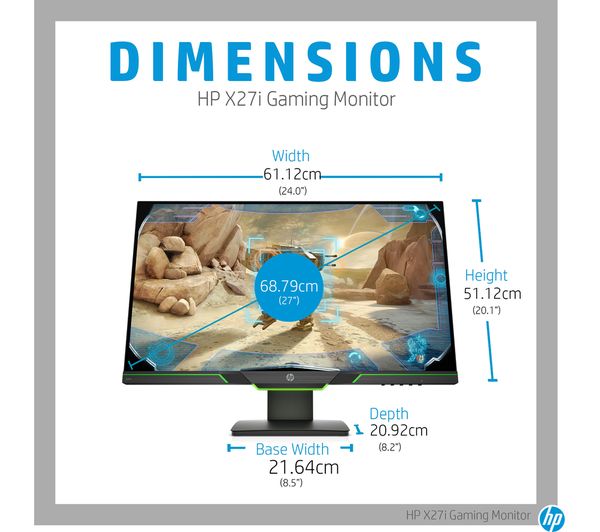 HP ゲーミングモニター 27インチ 2K 144Hz HP X27i HP X27i QHDゲーミングディスプレイ - 製品詳細 - ゲーミング