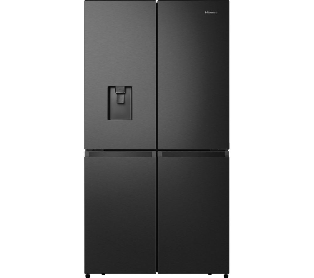 HISENSE RQ758N4SWF1 Fridge Freezer - Black Stainless Steel, Stainless Steel