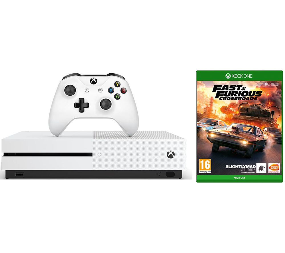 MICROSOFT Xbox One S & Fast and Furious: Crossroads Bundle