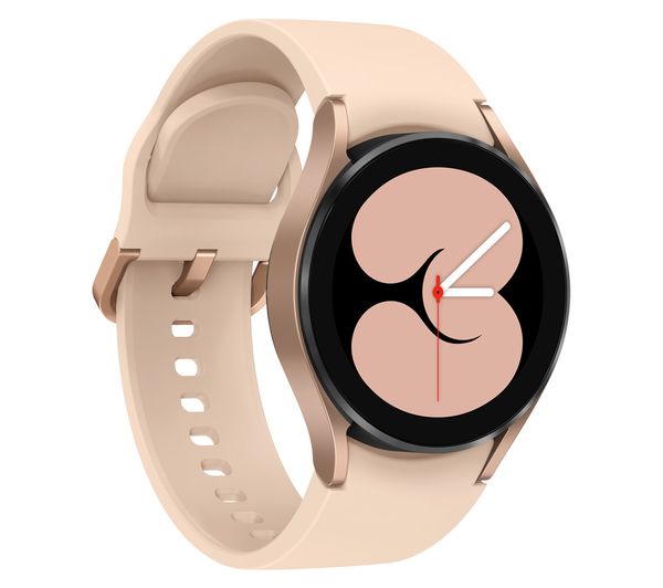SM R860NZDAEUA SAMSUNG Galaxy Watch4 BT with Bixby Google Assistant Pink Gold 40 mm Currys Business