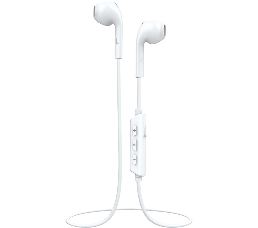 VIVANCO Free & Easy BTVVES10 Wireless Bluetooth Earphones - White