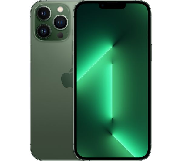 Green Apple　定価18,000円 Bibiy MNCY3B/A - APPLE iPhone 13 Pro Max - 128 GB, Alpine Green - Currys