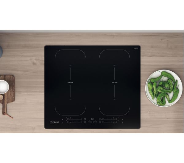 Maxei Cook INDESIT Maxi Cook IB 88B60 NE 59 cm Electric Induction Hob - Black ...
