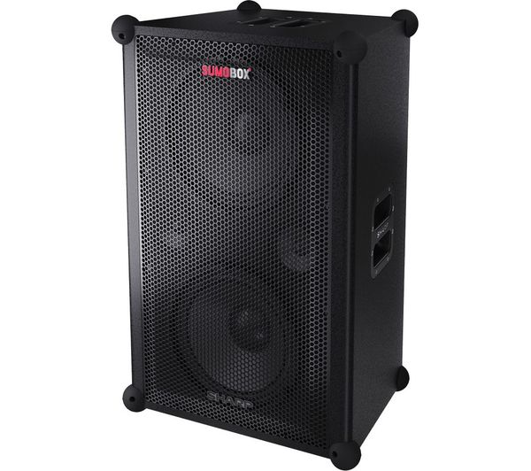 Sharp Sumobox Pro Cp Ls200 200 W Portable Bluetooth Speaker Black