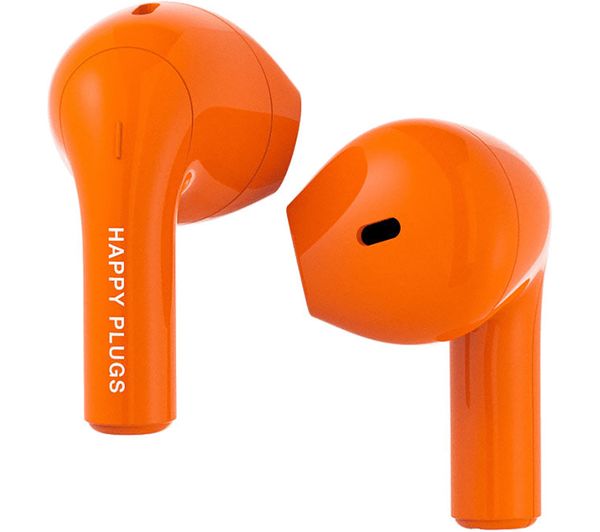 Happy Plugs Joy Wireless Bluetooth Earbuds Orange