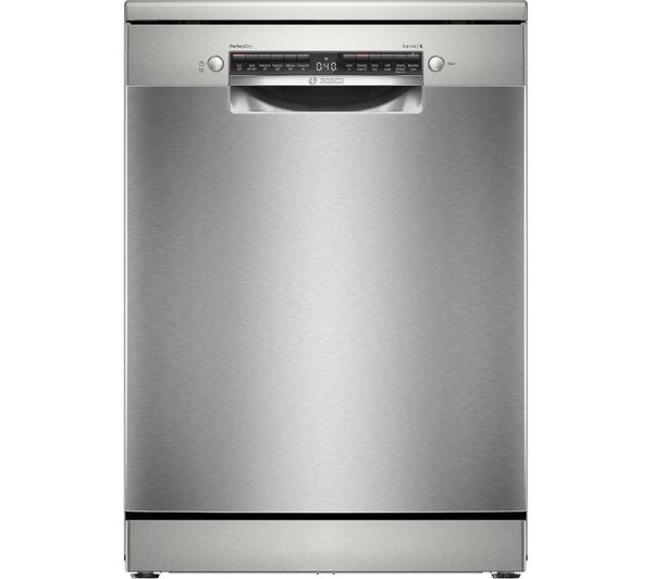 BOSCH Series 6 PerfectDry SMS6ZCI10G Full-size WiFi-enabled Dishwasher - Silver