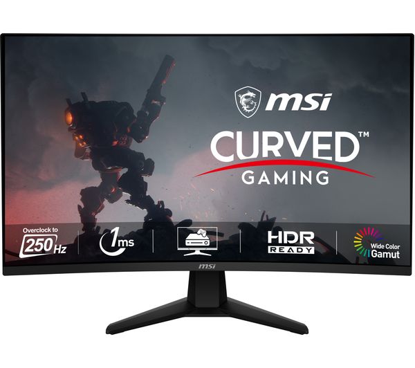Msi Mag 32c6x Full Hd 315 Curved Va Gaming Monitor Black