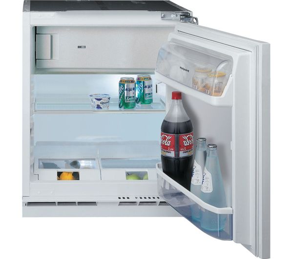 HOTPOINT Low Frost HBUF011.UK Integrated Undercounter Fridge - Fixed Hinge