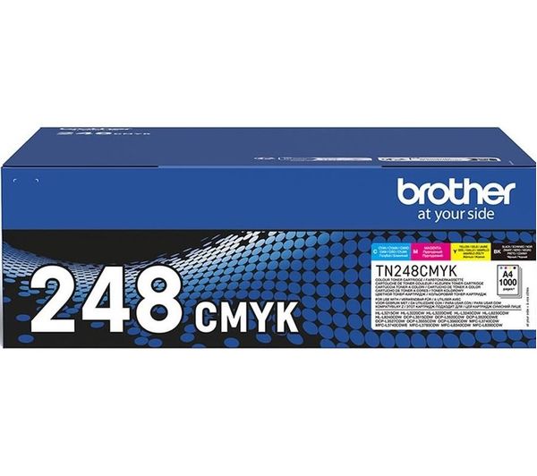 Brother Tn248val Black Yellow Magenta Cyan Toner Cartridge Multipack