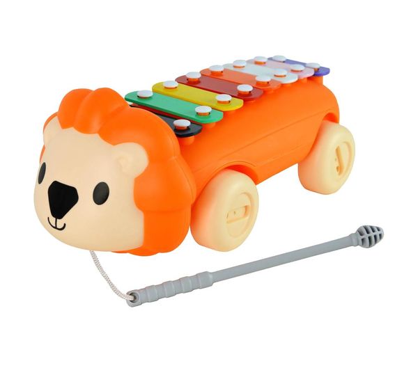 Little Star Ls1002 Lion Pull Along Xylophone Orange