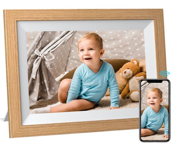 Image of KODAK RCF-1012W 10.1" Digital Photo Frame - Burlywood