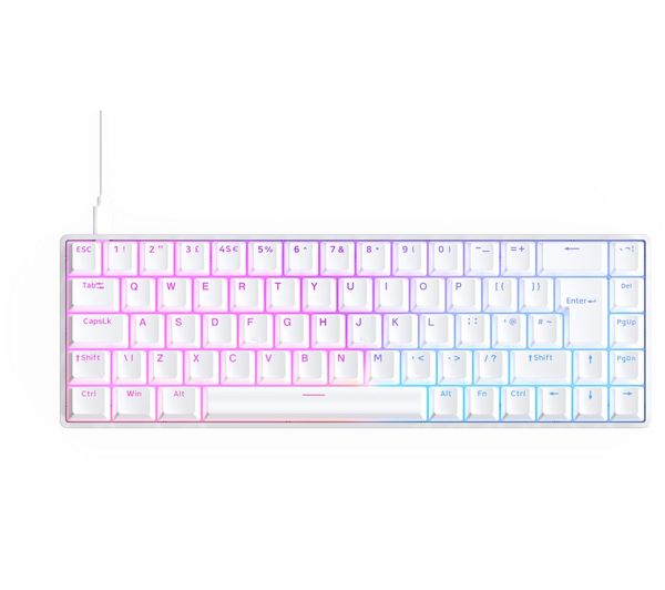 Nos C 800 Mini Magnetic 65 Rgb Gaming Keyboard White