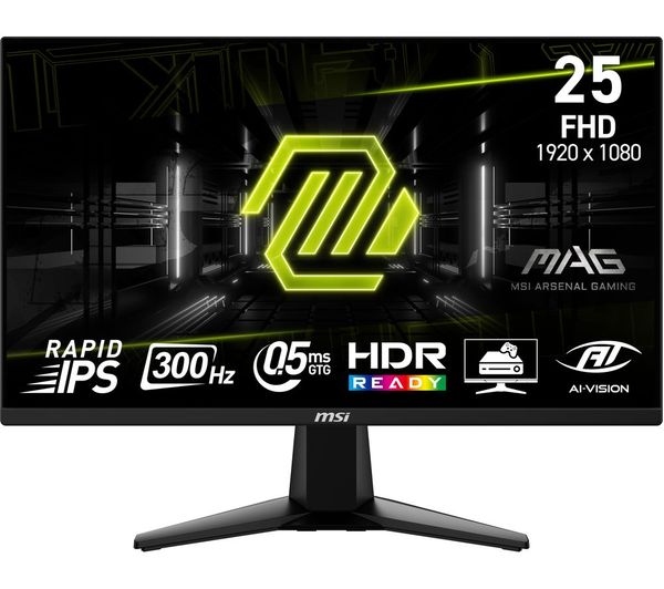 MSI MAG 255XF Full HD 24.5" Rapid IPS Gaming Monitor - Black
