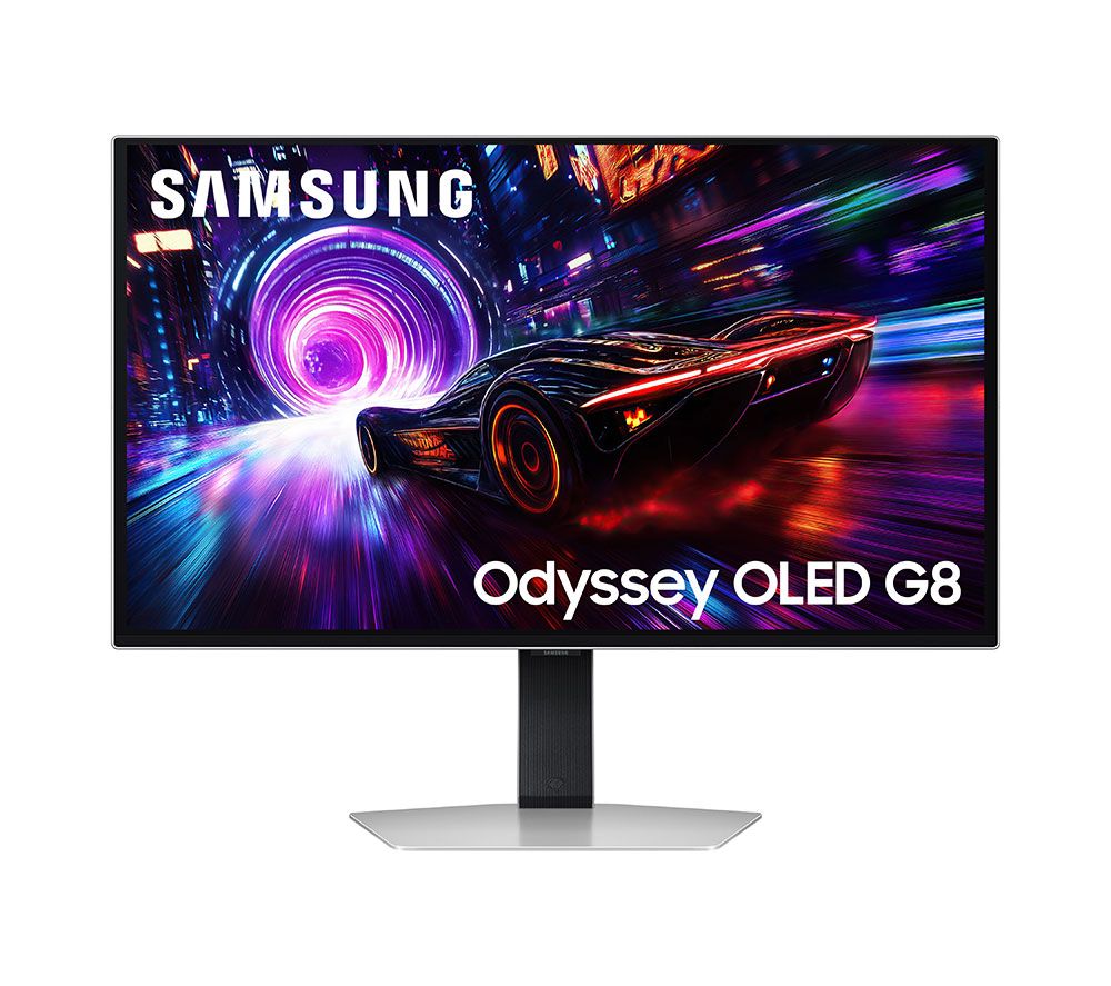 Odyssey G8 LS27FG810SUXXU 4K Ultra HD 27" QD-OLED Gaming Monitor - Silver