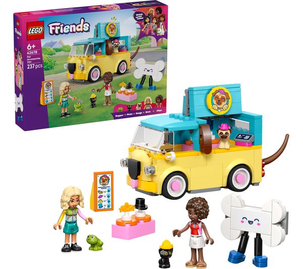 An image of LEGO Friends 42678 Pet Accessories Van Set