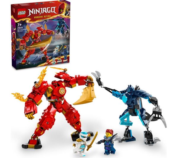 An image of LEGO Ninjago 71830 Kai's Mech Storm Rider Set