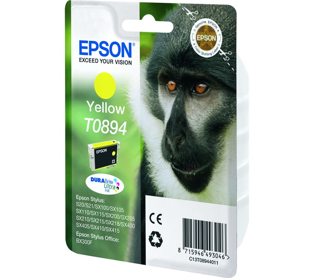 EPSON Monkey T0894 Yellow Ink Cartridge