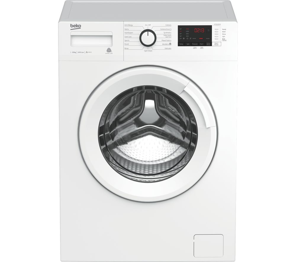 BEKO WTB1041R2W 10 kg 1400 Spin Washing Machine – White, White