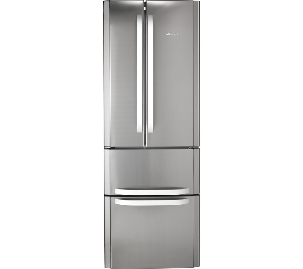 HOTPOINT Slim American Style Fridge Freezer FFU4D.1 X review