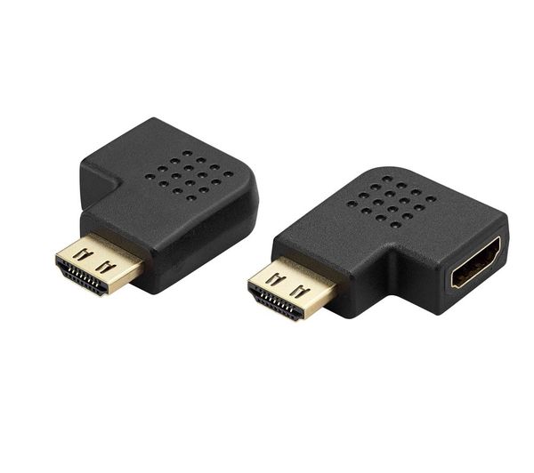 Image of SANDSTROM SHDMAD119 HDMI to HDMI L-Shaped Adapter Set