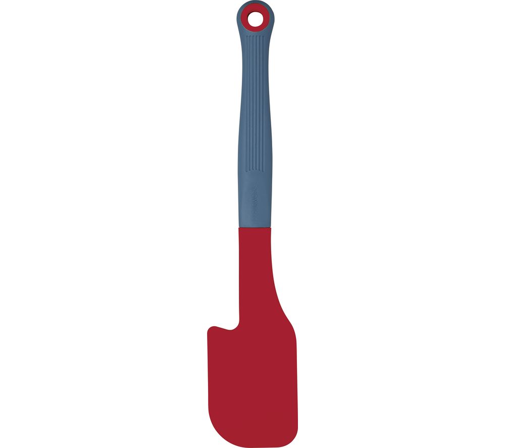28.5cm Multi-Function Silicone Spatula - Grey & Red, Grey