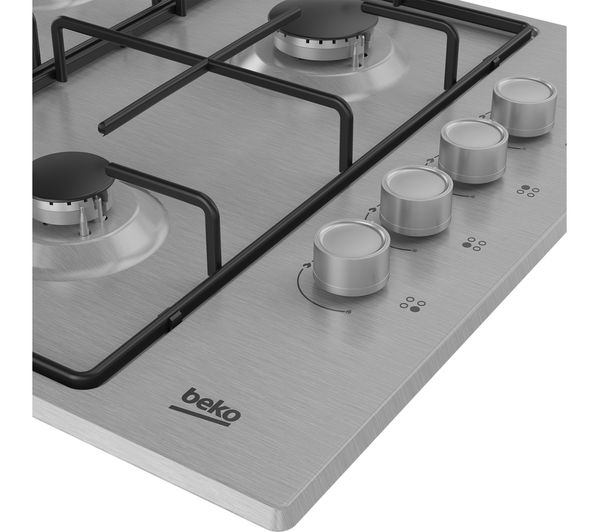 7754786327 BEKO HIBG64120SX 61 cm Gas Hob Stainless Steel Currys Business