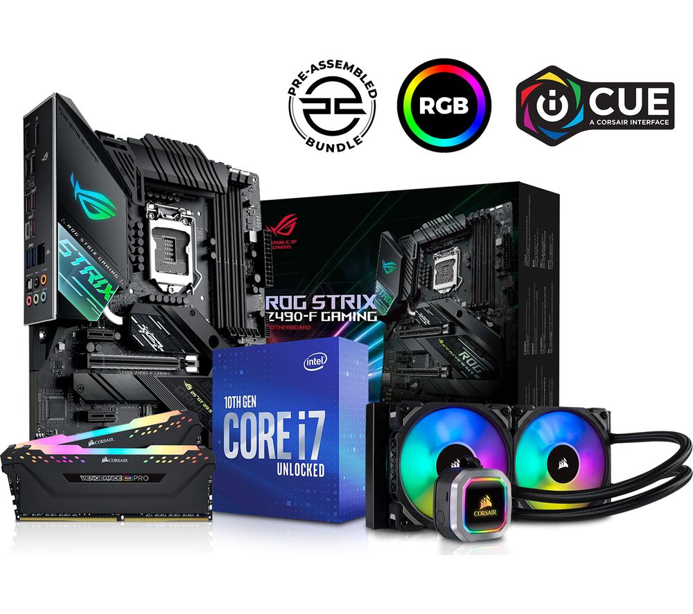 PC SPECIALIST Intelu0026regu0026regCore i7 Processor, ROG STRIX Gaming Motherboard, 16 GB RAM &H100i RGB CPU Cooler Components Bundle Review