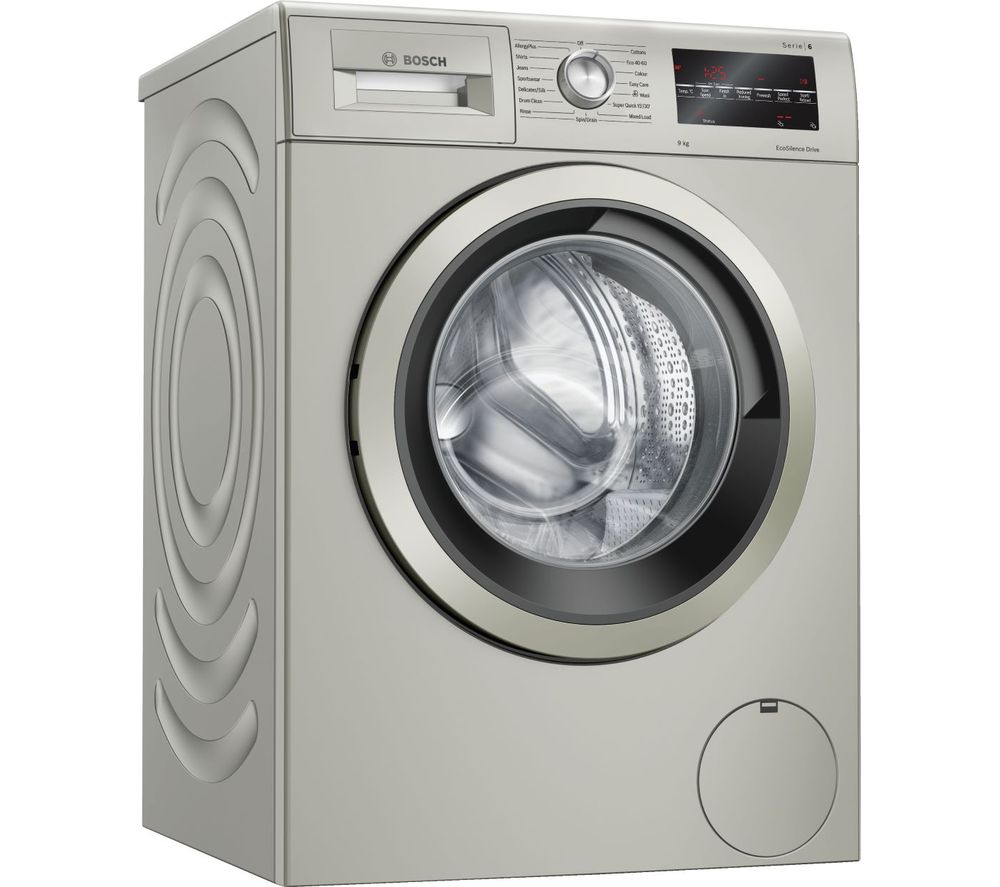 ongebruikt gracht ik ben ziek Buy BOSCH Serie 6 WAU28TS1GB 9 kg 1400 Spin Washing Machine - Silver Inox |  Free Delivery | Currys