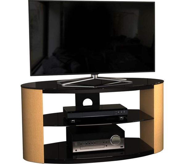 Buy AVF Reflections FS800REEO TV Stand Oak & Black Free Delivery